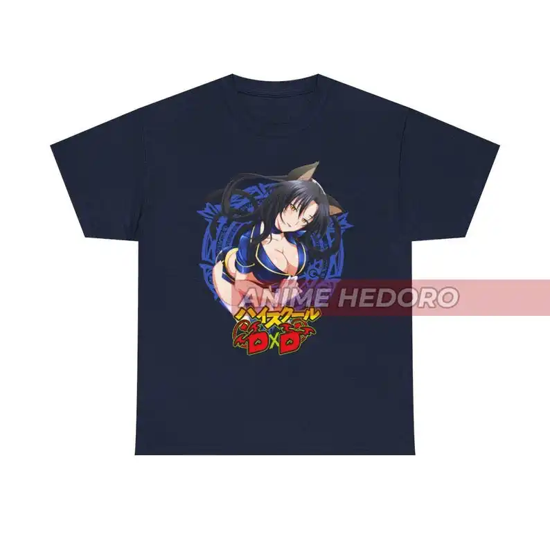 Футболка унисекс Kuroka DxD Anime Waifu рубашка манга