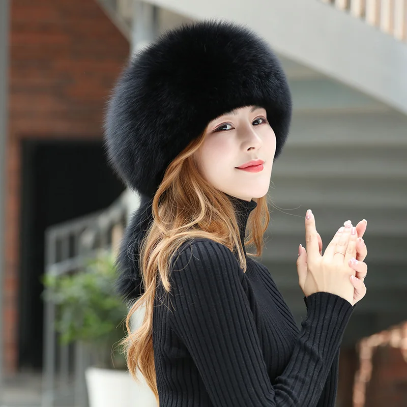 Рисунок 6 - Женская зимняя Пушистая Шапка с