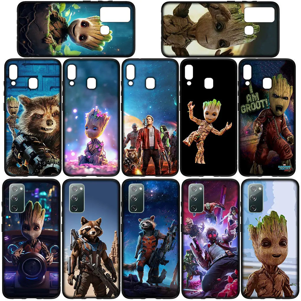 Чехол для телефона G-стражи Галактики M-Marvels G-groot OPPO A17 A15 A16 A17K A16K A53 A54 A96 A95 A94 A74 A78 A58 A38