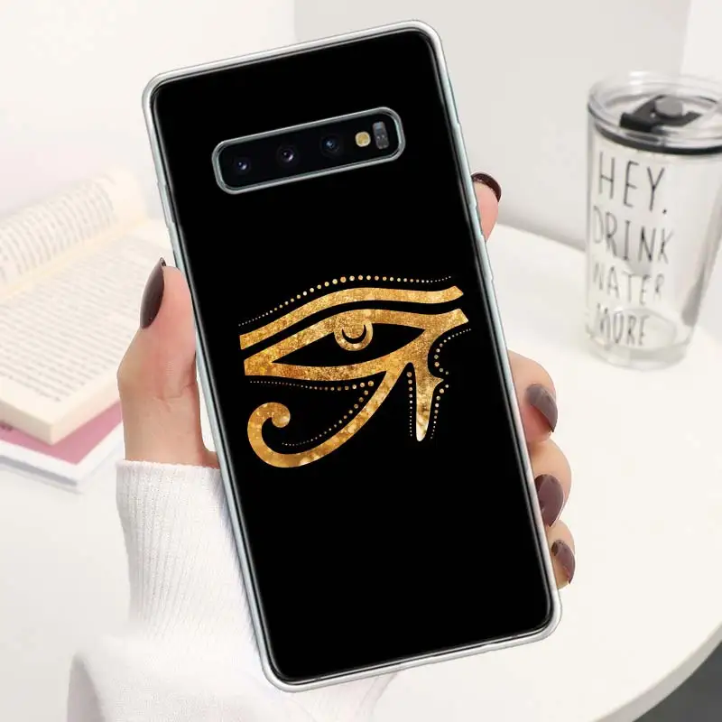 Чехол для телефона Египет Nefertiti Anubis Ankh чехол Samsung Galaxy S22 S21 S20 Ultra FE S10 Plus S10E S9 S8 + S7 S6 Edge
