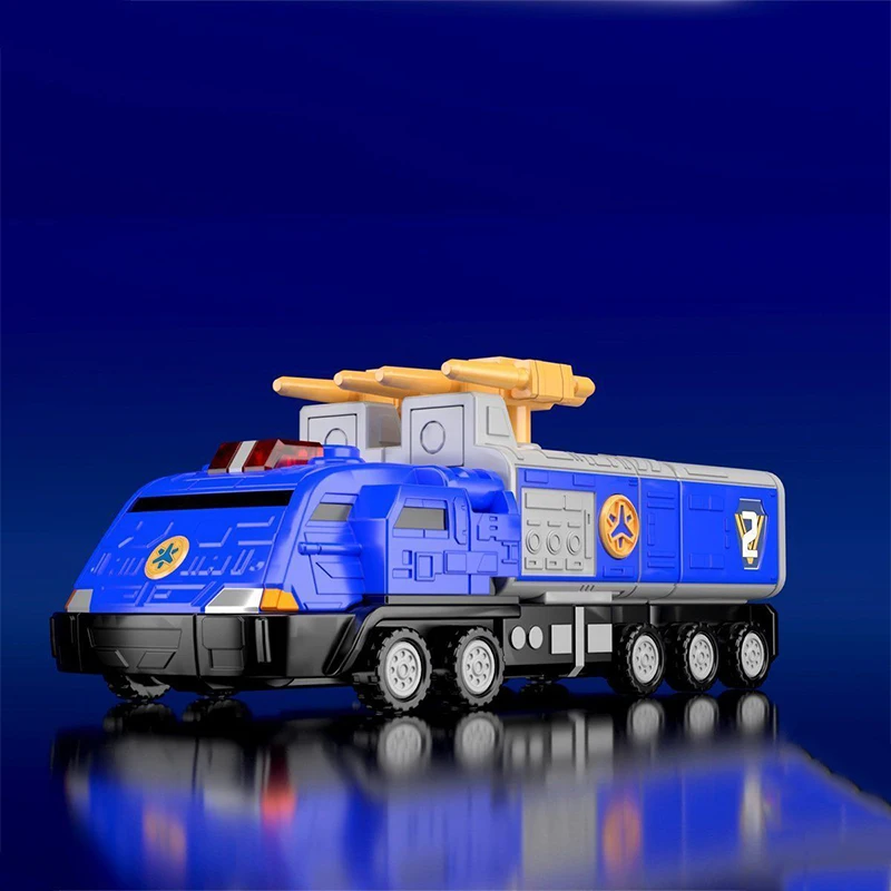 Фото В наличии, оригинальный BANDAI Super MiniPLA Victory Robot Rescue Rangers GoGoFive, экшн-фигурка аниме, модель куклы, орнамент, игрушка №3