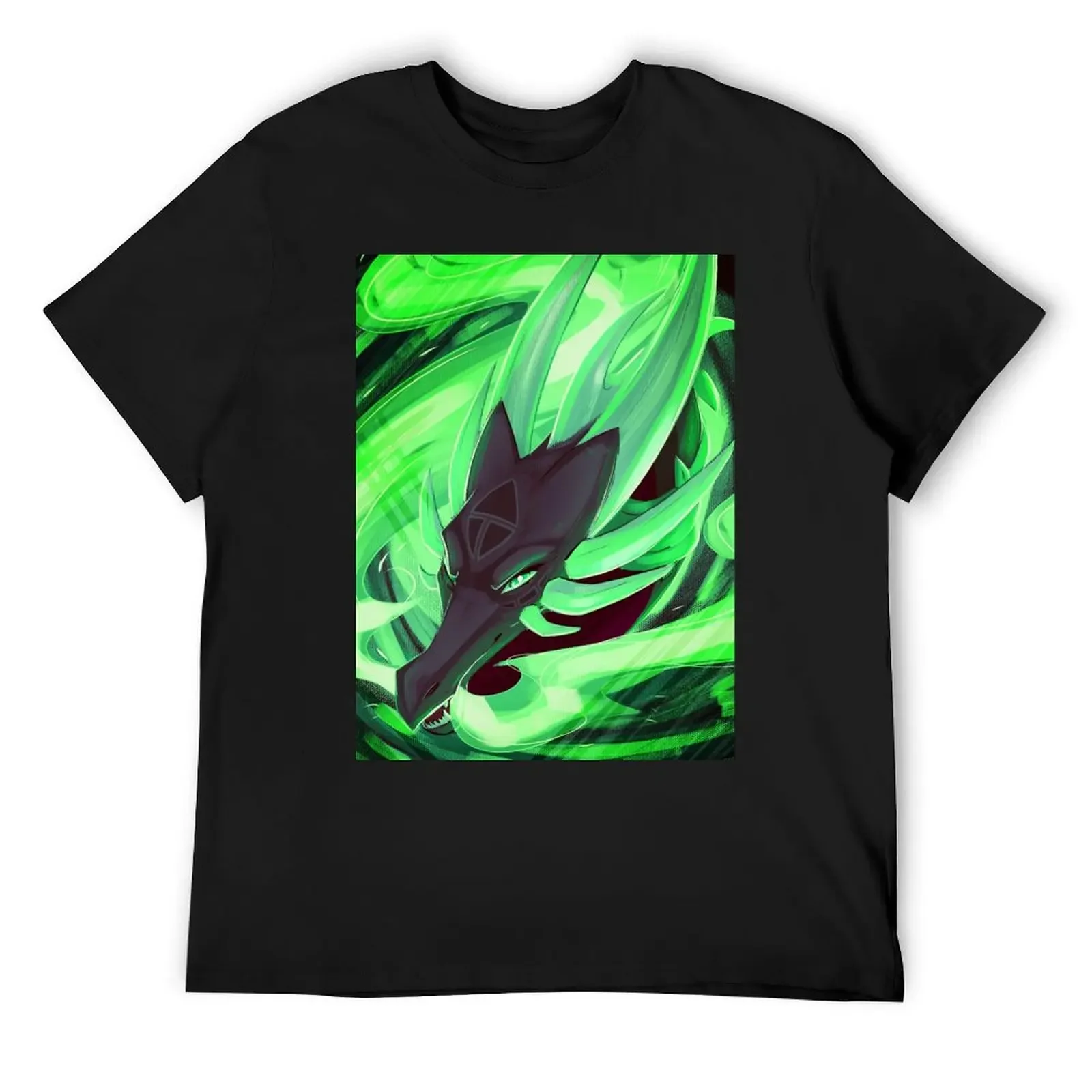 Футболка с портретом Терор небо и Цендер дракона тяжелая весовая блузка уличная