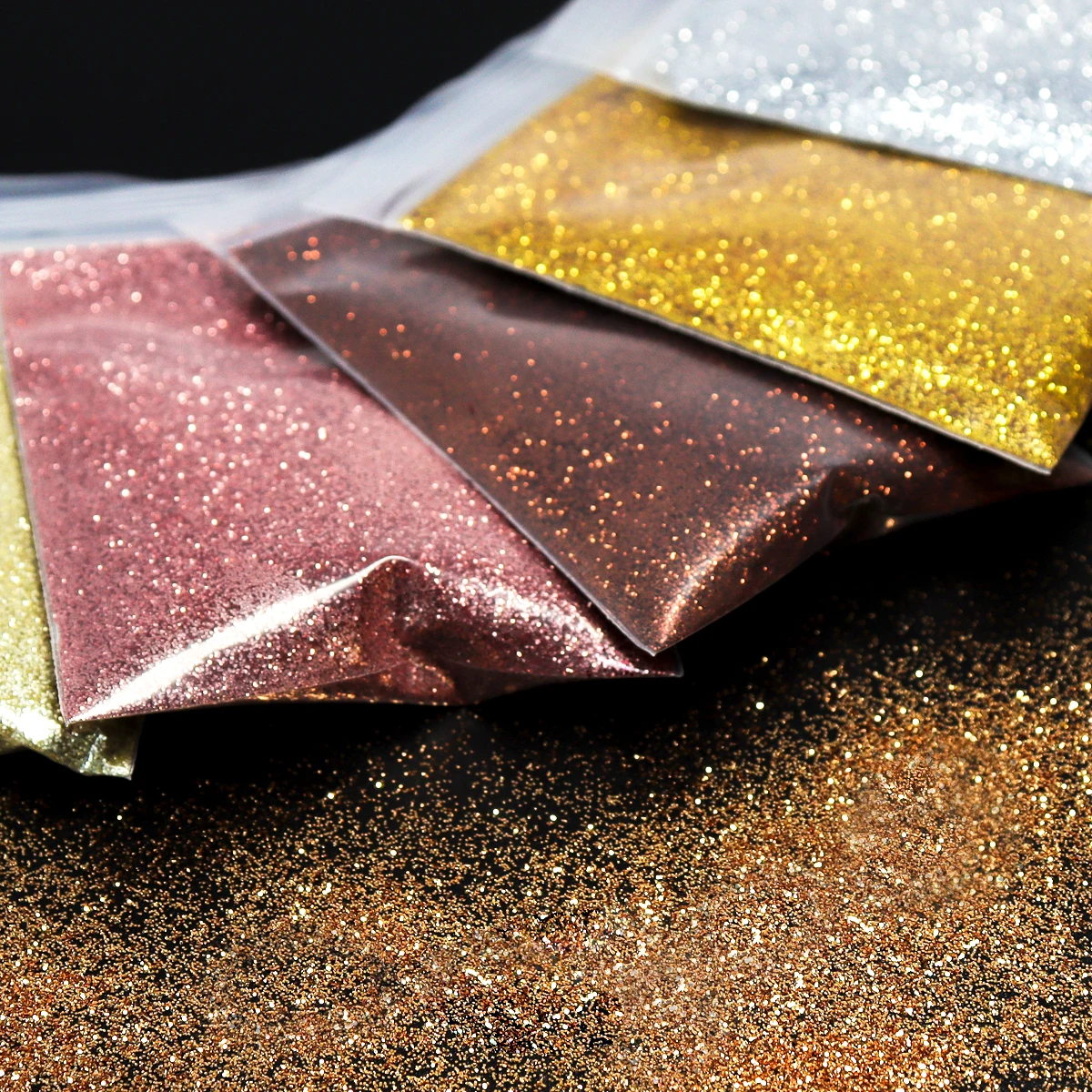 Блестящий порошок для ногтей 9 пакетов 10 г