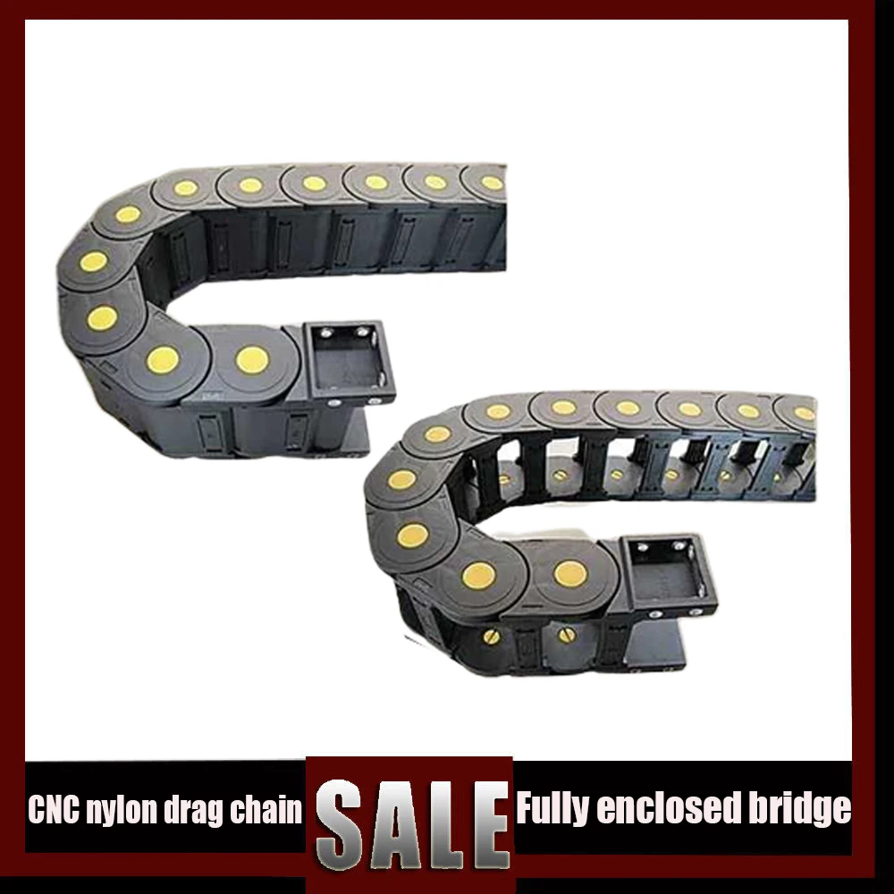

Cnc Nylon Towline Tank Chain Fully Enclosed Bridge Trunking Engineering Engraving Machine Cable Activity Chain