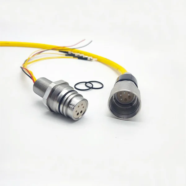 

Subconn underwater 6 pin connector optic fiber cable single mode FC SC LC strong waterproof adapter signal wire rov tether fiber
