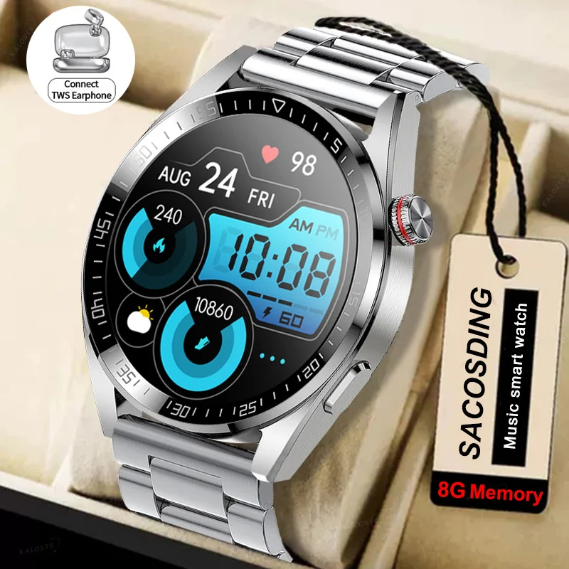 

Montre connectée pour Xiaomi Huawei, Bracelet de Sport, avec horloge, 8G, locale, appel, Bluetooth, permanent, pour nouveauté
