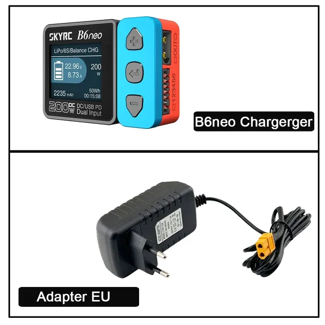 SkyRC B6neo blue + power adapter