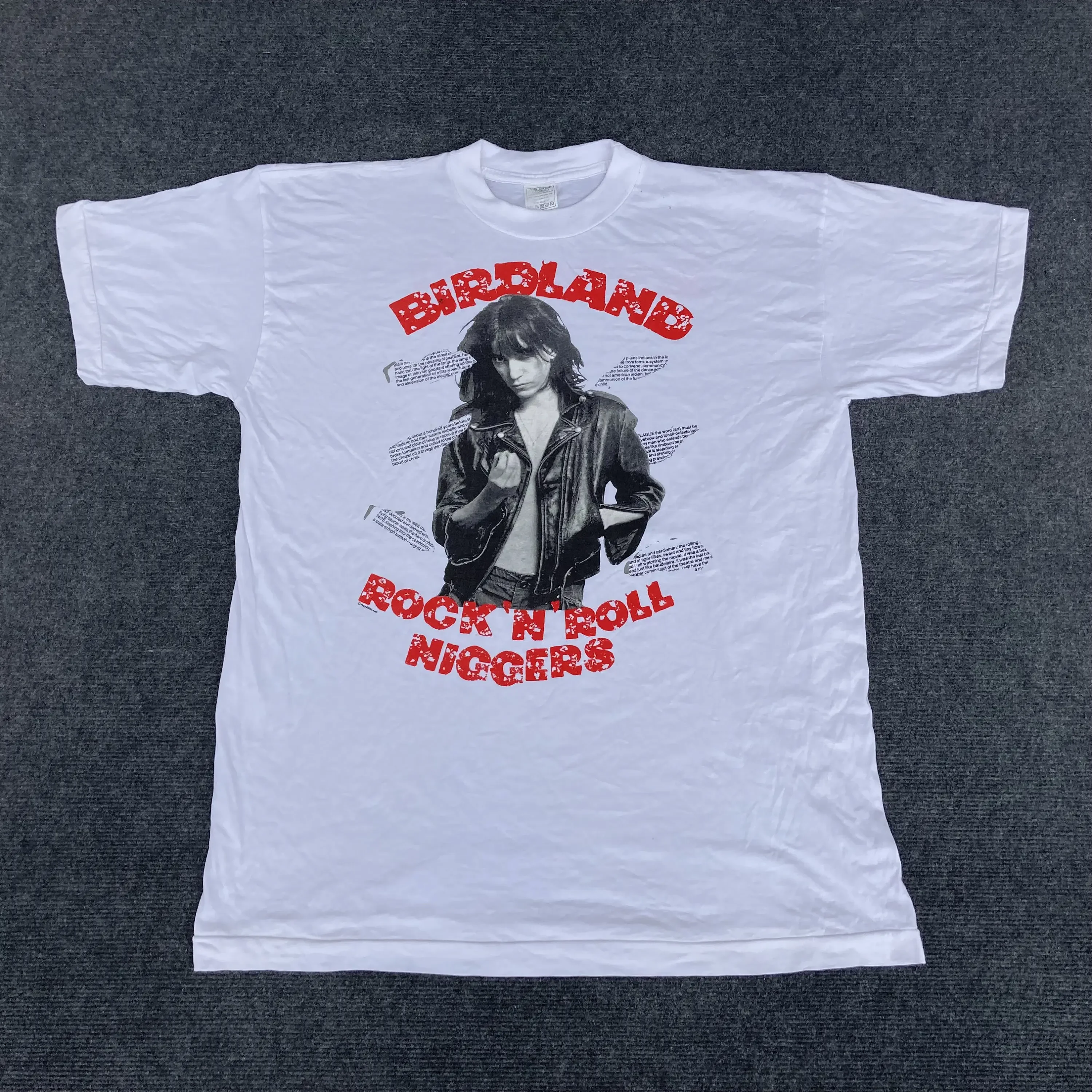 Винтажная акция BIRDLAND Rock N Roll Patti Smith Tour 1990 года