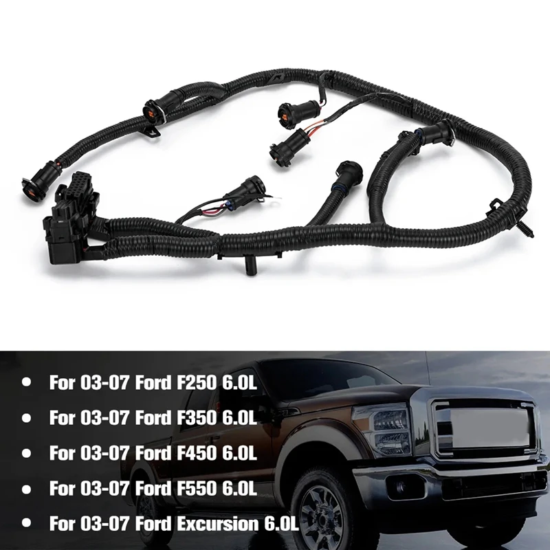 Жгут проводов модуля топливной форсунки двигателя для Ford F-250 F-350 6.0L 2003-2007 5C3Z9D930A