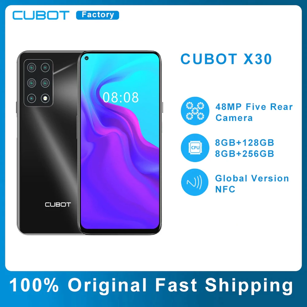CUBOT X30 NFC Smartphone 4g Global Band Mobile Phone 128GB 2