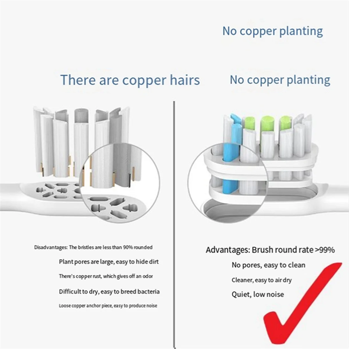 4 сменных насадки для HX6064 HX6930 HX6730 электрическая зубная щетка Sonic вакуумная