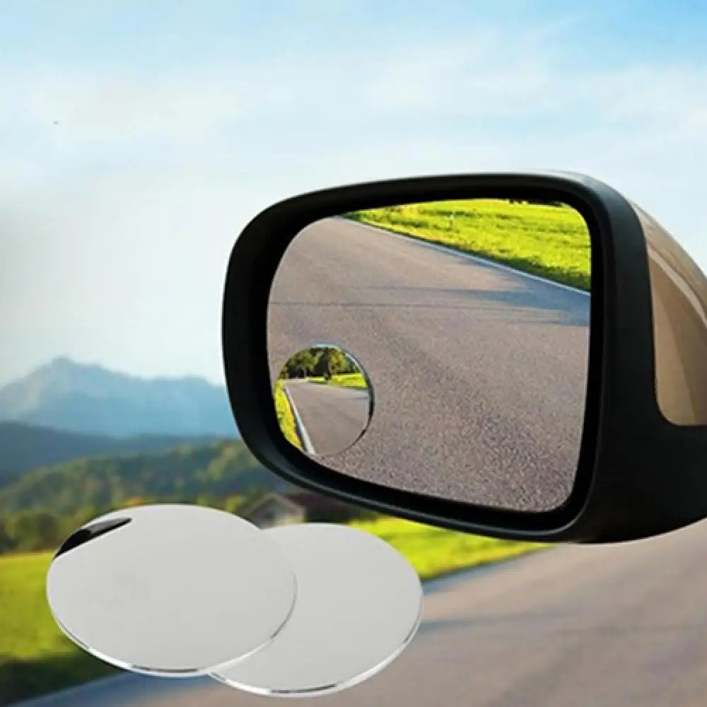 

1 Pair Side 360 Wide Angle Round Car Vehicle Blind Spot Dead Zone Rear View Mirrors