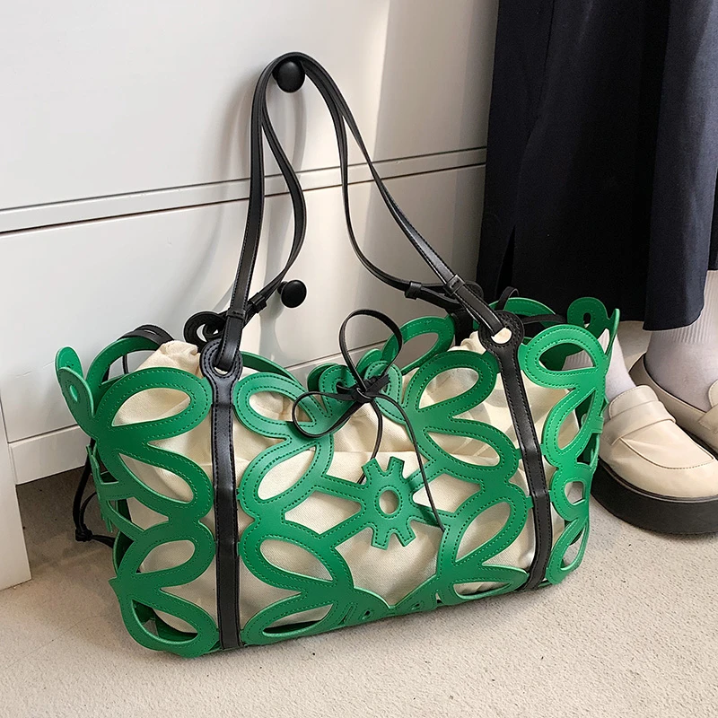 

2022 Fashion Handbag Brand Women Bag Luxury Soft Leather Woven Shoulder Bag Large Tote Bag Female Portable Home Storage Bags