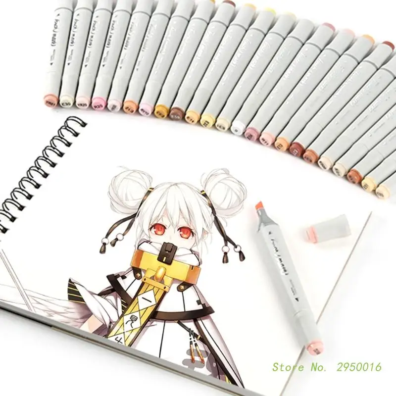 

Маркер для тона кожи, художественный маркер на основе телесного цвета, ручка для рисования, эскизов, иллюстраций, портретов, аниме-манга-раскраска