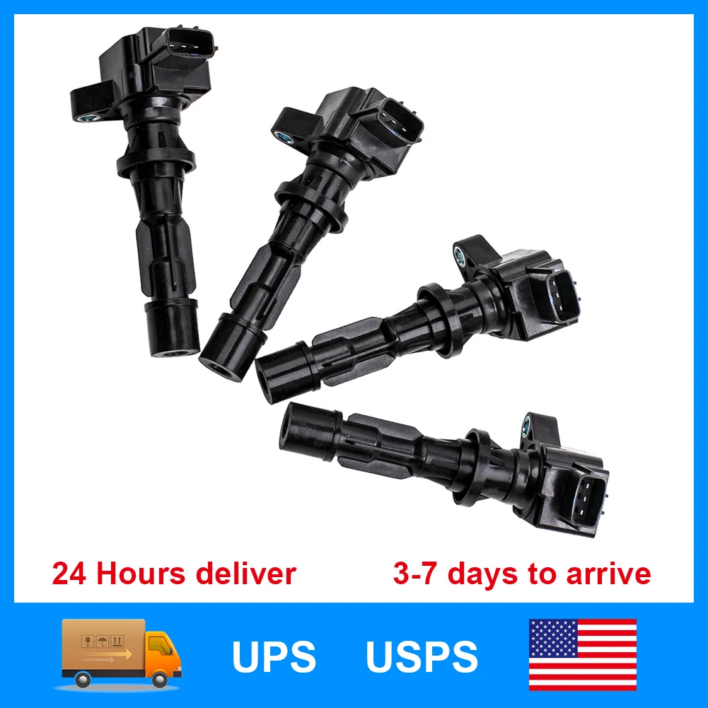 

4pcs Ignition Coilpacks For Mazda 3 L4 2.0L 2006-2013 178-8350