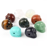 1pack multicolour skull necklaces accessories vintage hip hop punk style for men women rock cool domineering diy jewelry