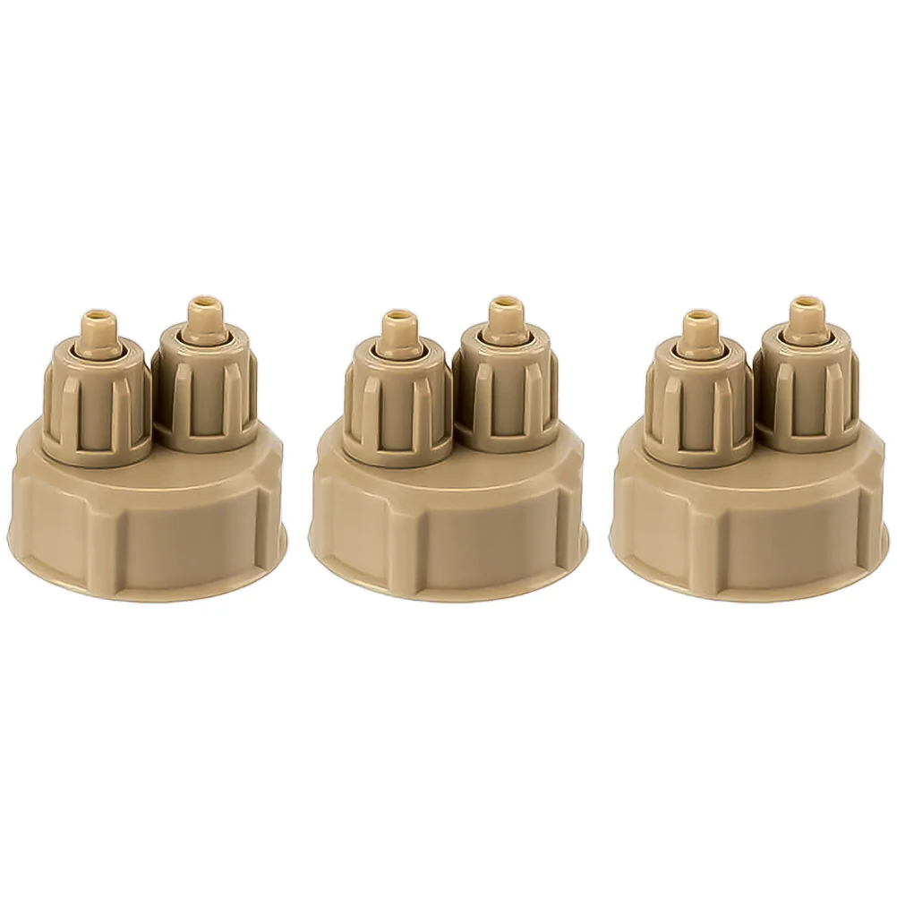 

3 Pcs Reusable Co2 Diffuser DIY Generator Supplies Portable Fish Tank Caps Aquarium Accessories Convenient Reactor