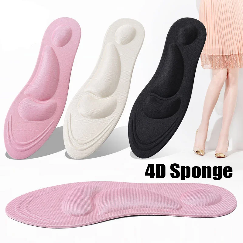 

4D Memory Foam Orthopedic Insoles Shoes Adult Random Colors Flat Feet Arch Support Massage Plantar Fasciity Unisex Sports Pads