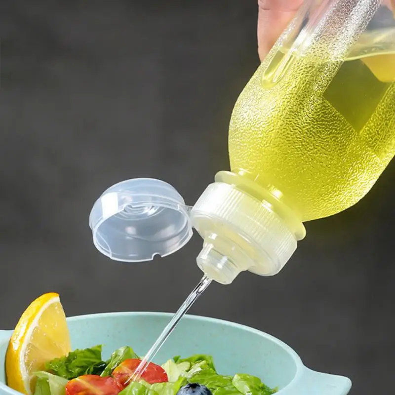 

1pc Kitchen Oil Bottle Oil Spray Bottle Condiment Squeeze Bottles Cooking Baking Ketchup Mustard Mayo Hot Sauces Olive BBQ