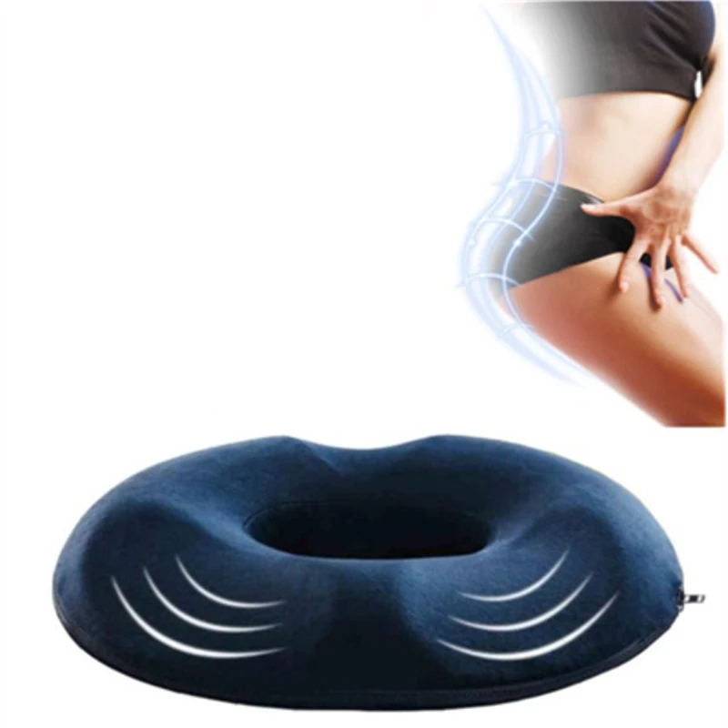 

Comfort Donut Seat Cushion Sofa Hemorrhoid Memory Foam Anti Hemorrhoid Massage Tailbone Pillow Car Office Seat Cushion