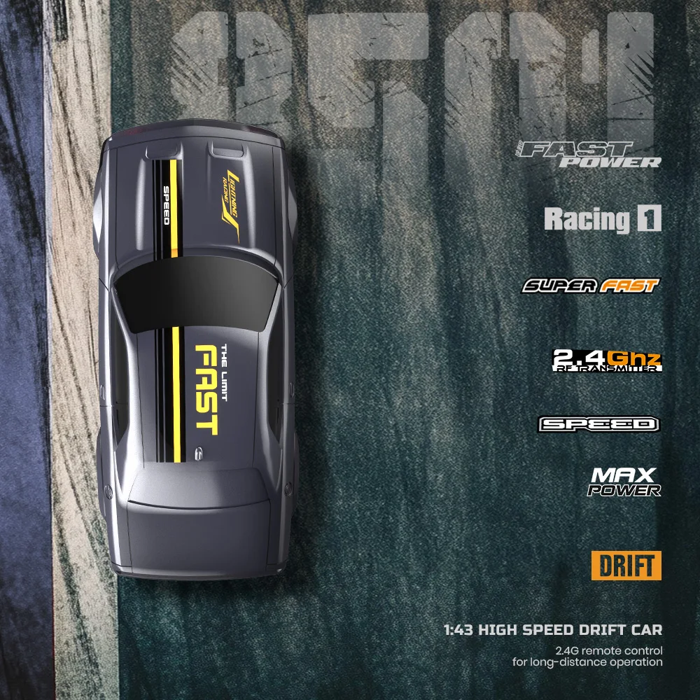 Фото ENOZE 8500 8501 1/43 2.4G 4WD RTR Полномасштабный автомобиль с дистанционным управлением Семь цветов Светодиодные фонари Настольные мини-дрифтовые модели автомобилей №3