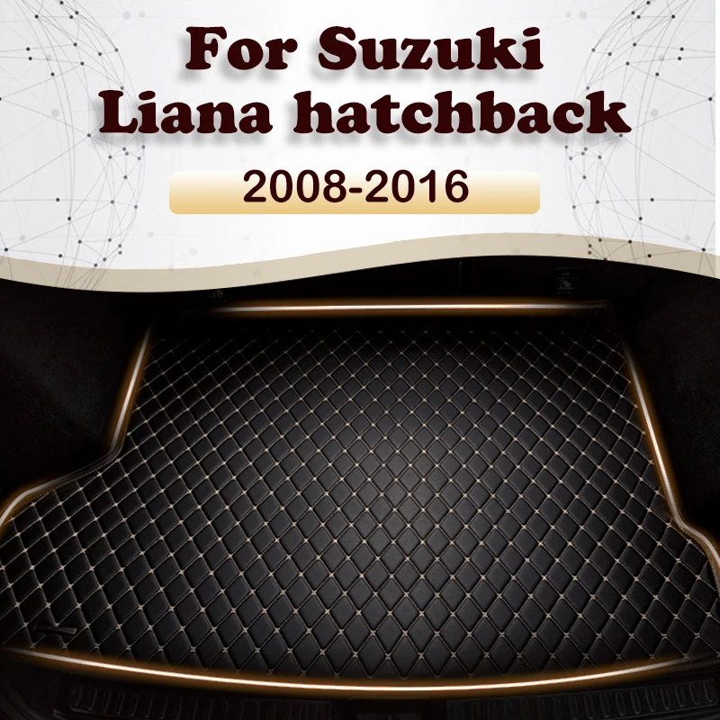 

Коврик для багажника автомобиля для Suzuki Liana Hatchback 2008-2016 15 14 13 12 11 10 09, пользовательские автомобильные аксессуары, украшение интерьера автомобиля