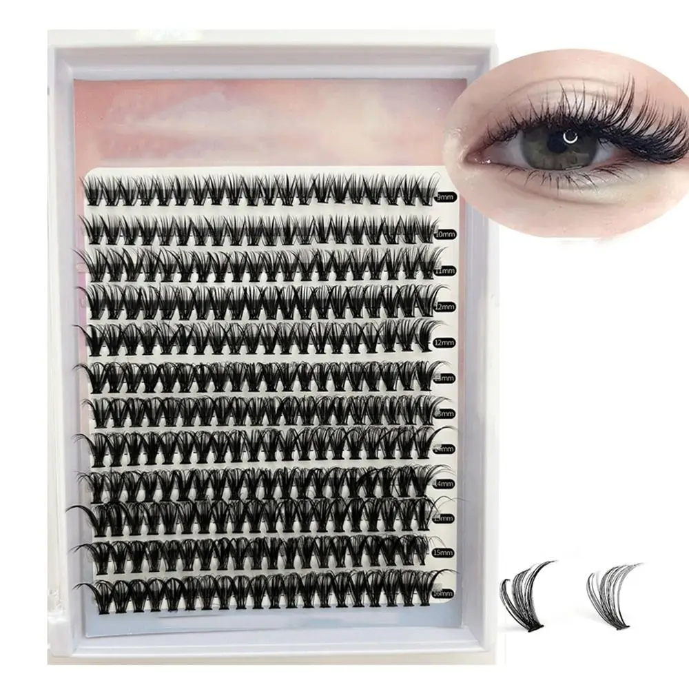 Готовые пучки ресниц 30D/40D кластеры 9-16 мм натуральные накладные ресницы D Curl DIY