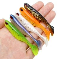 5pcs10pcs lot soft lures silicone bait 7cm 2 9g goods for fishing sea fishing pva swimbait wobblers artificial tackle