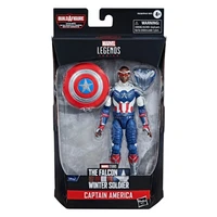avengers marvel legends series 6 inch action figure toy captain america sam wilson fan collection gift model