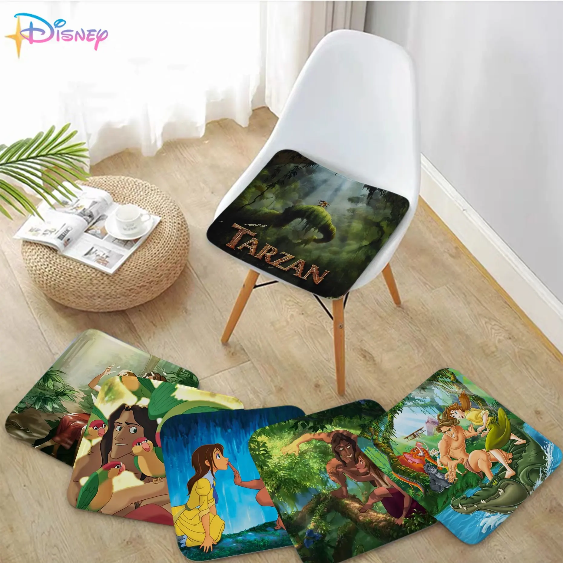 

Декоративный коврик для стула Disney, мягкая подушка на сиденье для обеда, патио, дома, офиса, дома и улицы, декоративные подушки для сада