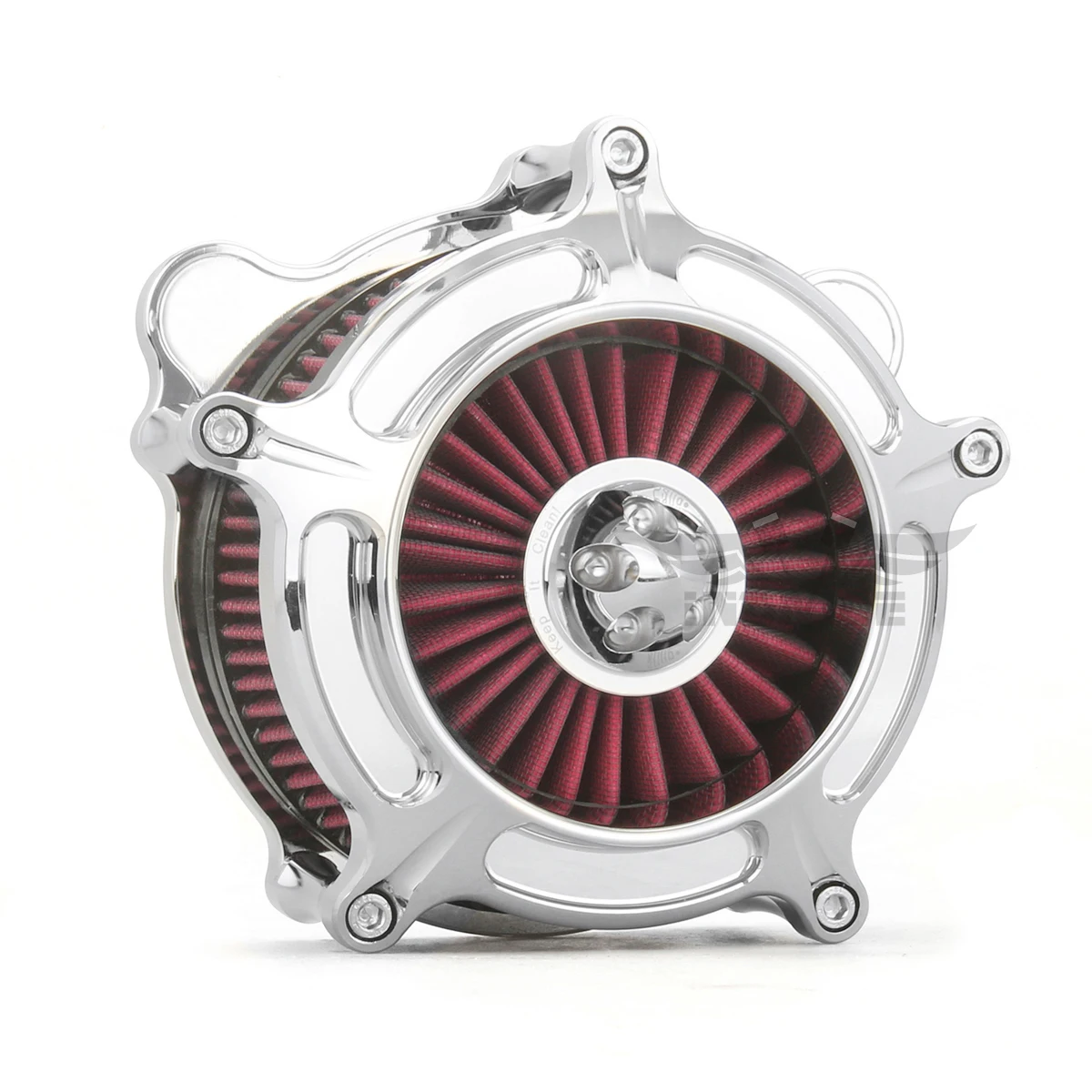 Хромированный турбинный воздушный Впускной фильтр с шипами для Dyna Wide Glide Low FXDL FXDB