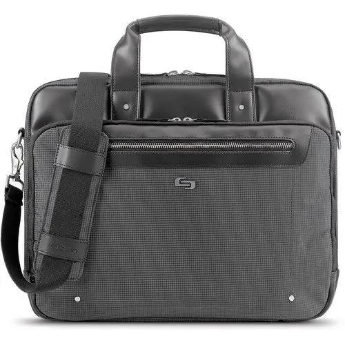 , USLEXE35010, Park Laptop Briefcase, 1, Gray