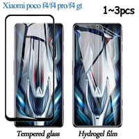 poco f4 tempered glass for xiaomi poco f4 gt screen protector xiomi poko f4gt hydrogel film for poko f4 pro gt phone protection pocof4gt accessories