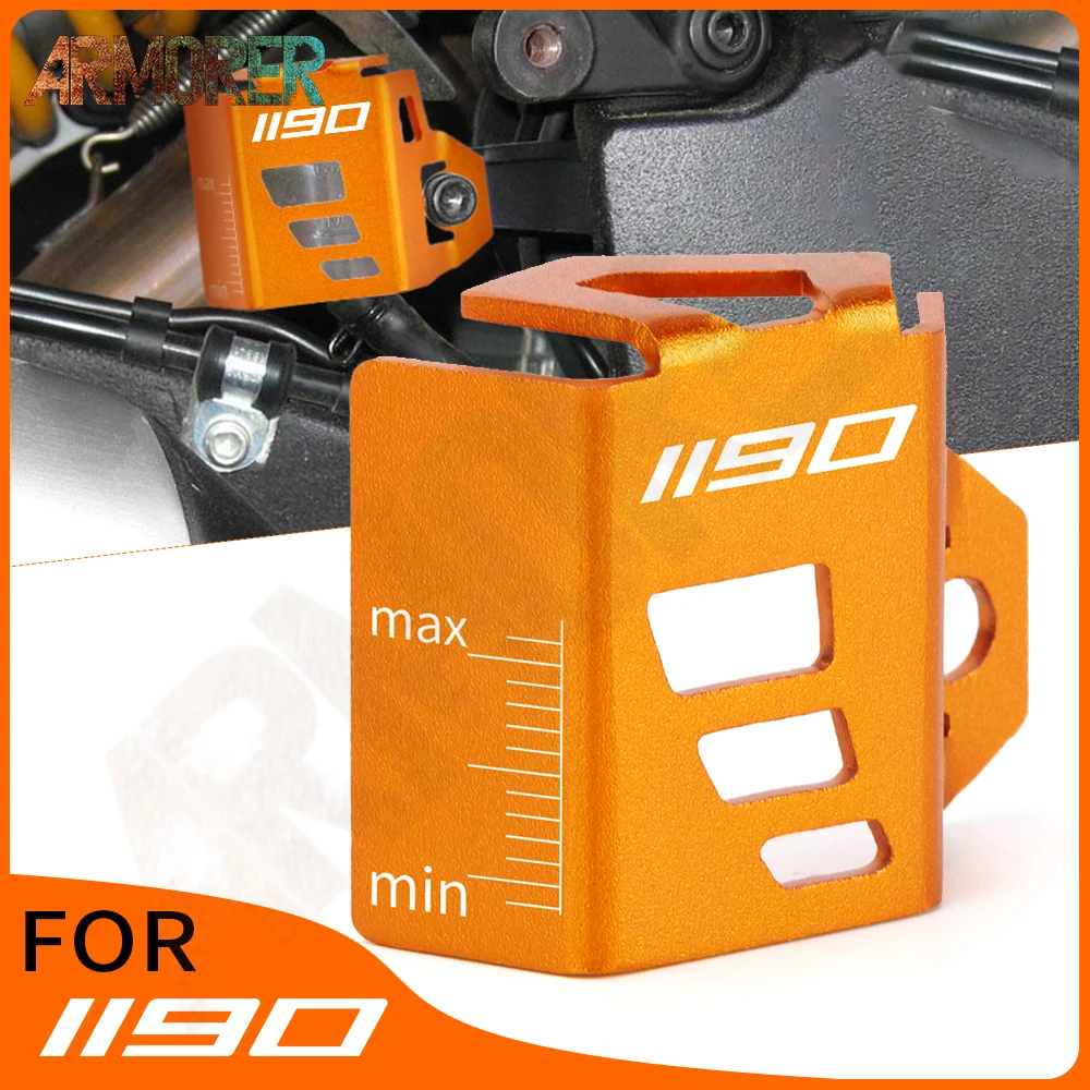 

Motorcycle Accessories For KTM 1190 ADVENTURE 1190ADV 1190 ADV 1190ADVENTU Rear Brake Fluid Tank Reservoir Guard Cover Protector