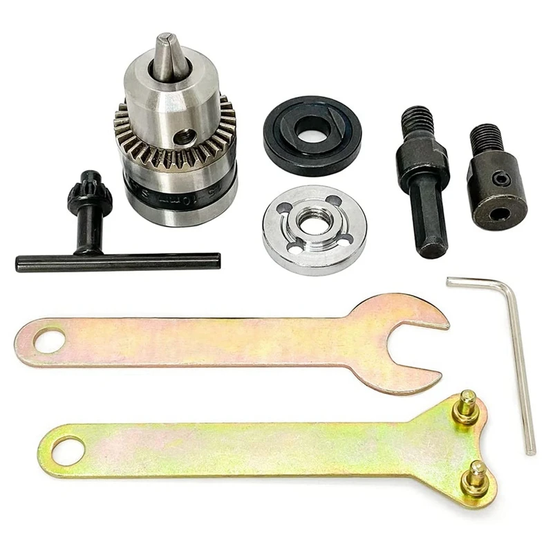 

HLZS-Electric Drill Chuck Angle Grinder Wheel Mandrel Adapter Saw Table Electrical Tool Fit For 5Mm Shaft 775 795 895 Motor