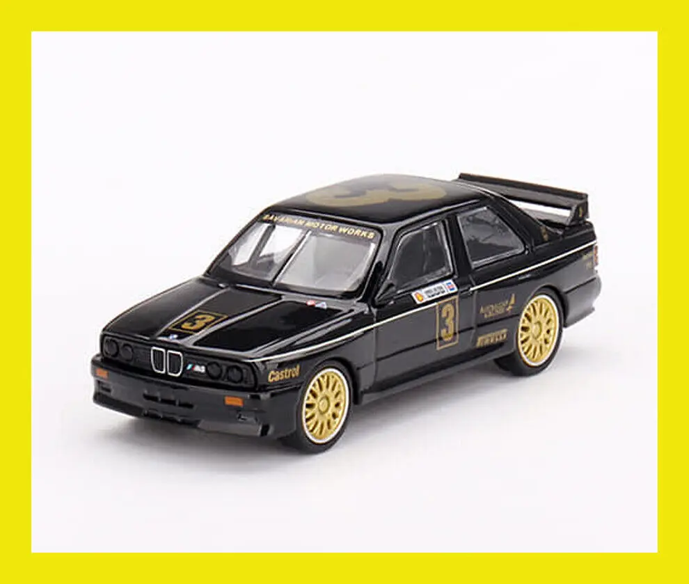 

Mini GT #608 Australia Exclusive M3 #3 JPS TEAM 1987 ATCC Winner Diecast Model Car Collection Limited Editon Hobby Toys