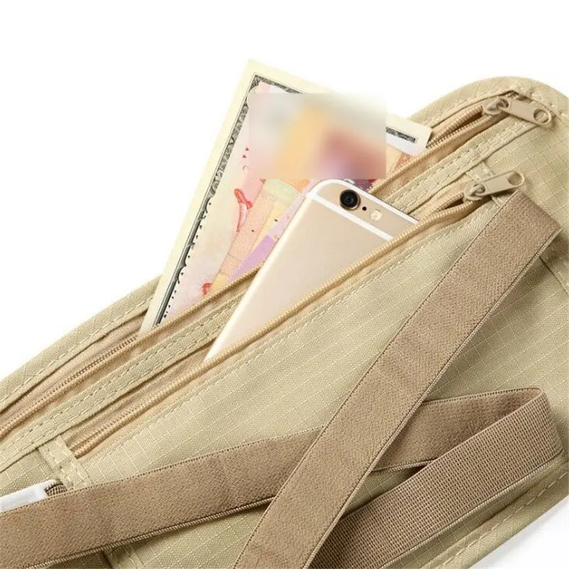 2023 Waist Bag Simple Lightweight Waterproof Polyester Outdoor Sports Bags Mini Portable Phone Key Bag Running Belt Waist Pack