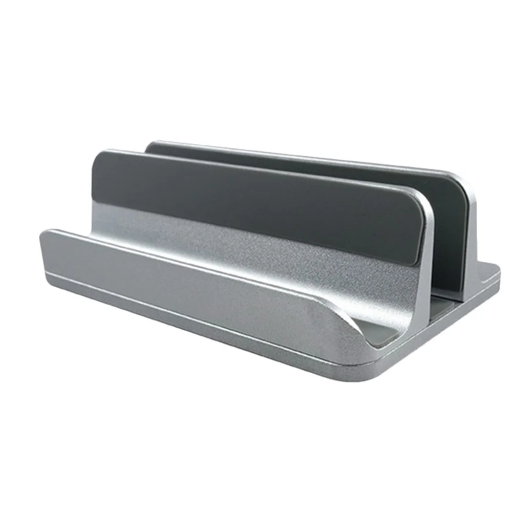 

1pc Handy Aluminum Alloy Safe Durable Practical Vertical Tablet Rack Laptop Holder for Home Men Office