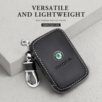 1%c3%97leather zipper car key bag keychain wallet key purse for skoda kodiaq rapid karoq octavia a7 a5 a8 yeti fabia 2 1 accessories