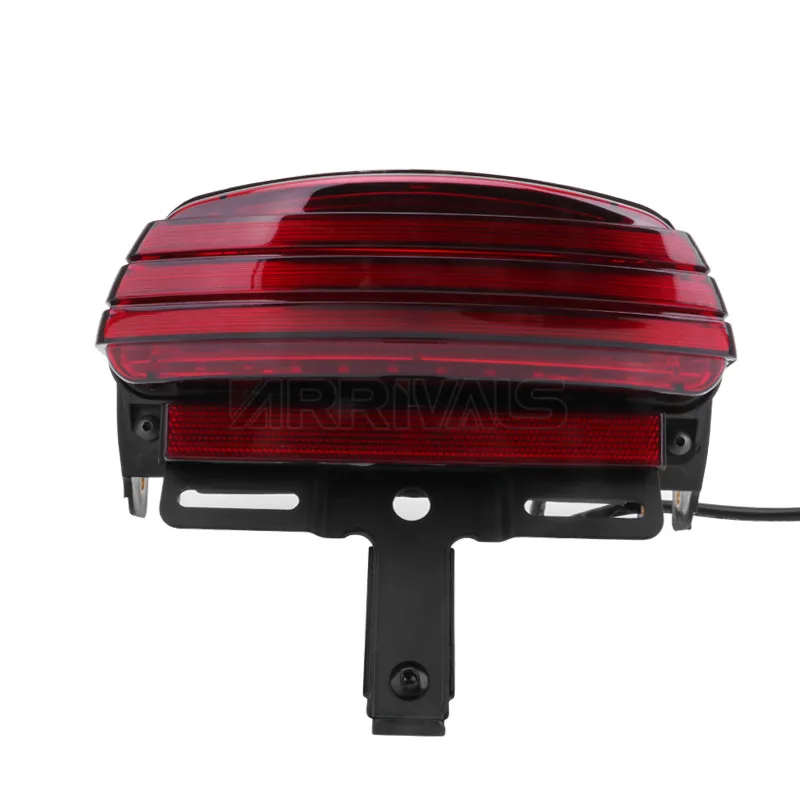 

Фонарь на крыло мотоцикла, трехбарный светодиодный задний стоп-сигнал, подходит для Harley CVO Dyna Fat Bob FXDF 2008-UP