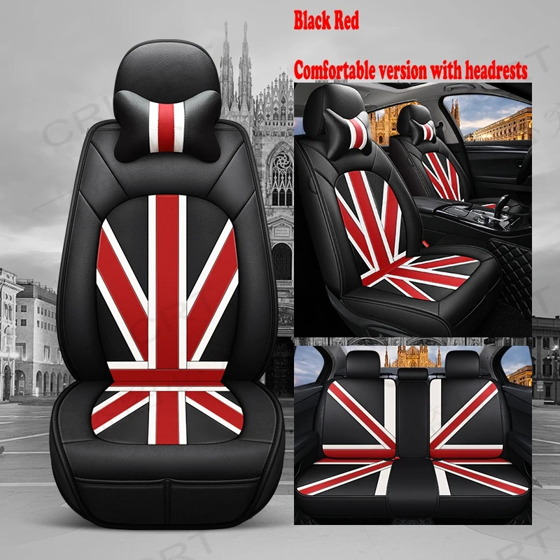 

CRLCRT Leather 5 seats Car Seat Cover for Ford Kuga focus explorer mondeo fiesta ecosport Everest s-max Mustang edge Tourneo