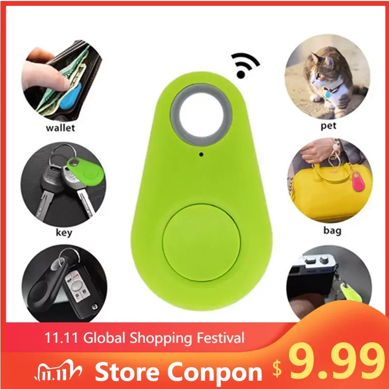 

Беспроводной трекер GPS Bluetooth Автомобильный локатор Противоугонная сигнализация бирка Bluetooth Противоугонная деталь для кошелька сумка для до...