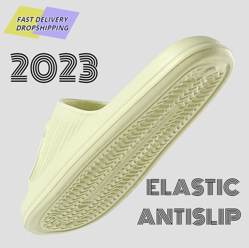 2023 Summer Children Slippers Bathroom Platform Non-Slip Bear Cartoon Parent-child Slipper Kid Sandals Slides Beach Flip Flops