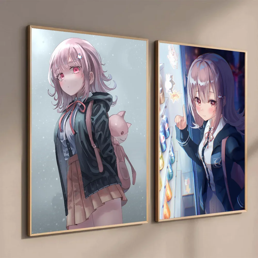 Nanami Chiaki Super Danganronpa 2 Японское Аниме Постер Наклейка