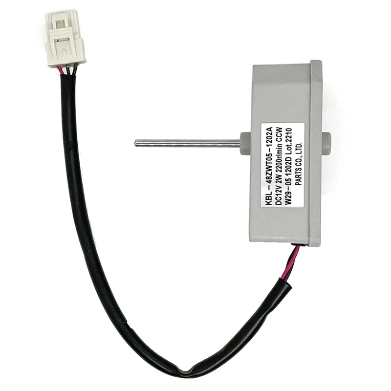 Двигатель вентилятора холодильника DC12V KBL-48ZWT05-1202A для Magic Chef Frigidaire TCL Omar 2 Вт 2200