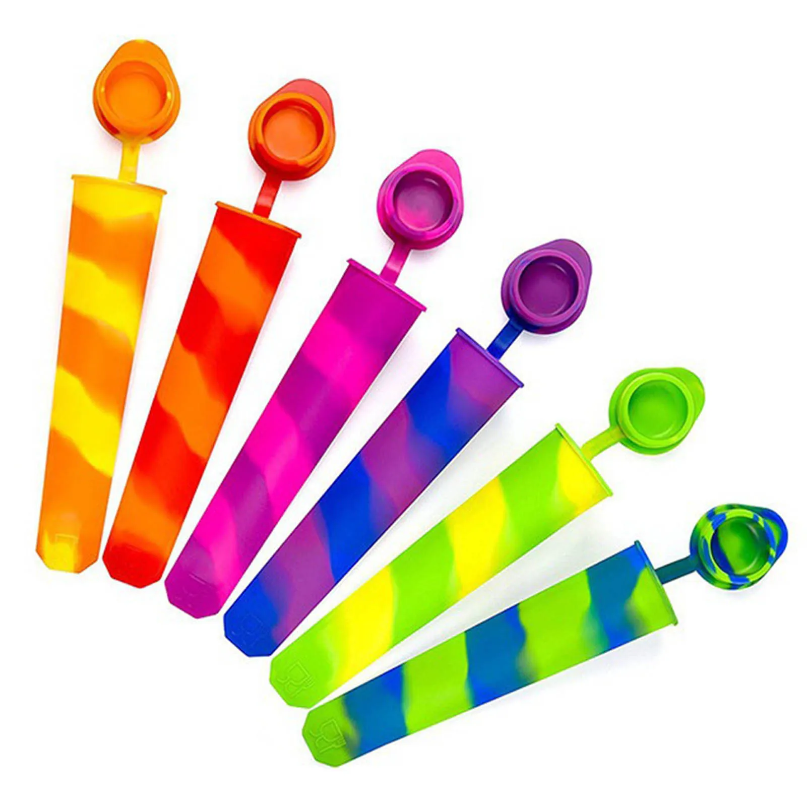 

Детские формы для замороженных палочек «сделай сам» с прикрепленной крышкой, форма для льда с прикрепленной крышкой для «сделай сам», йогур...