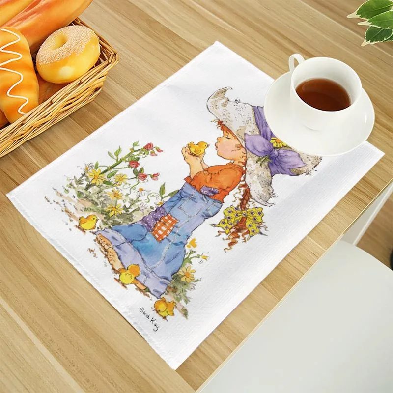 

Льняные коврики для стола Sarah Kay