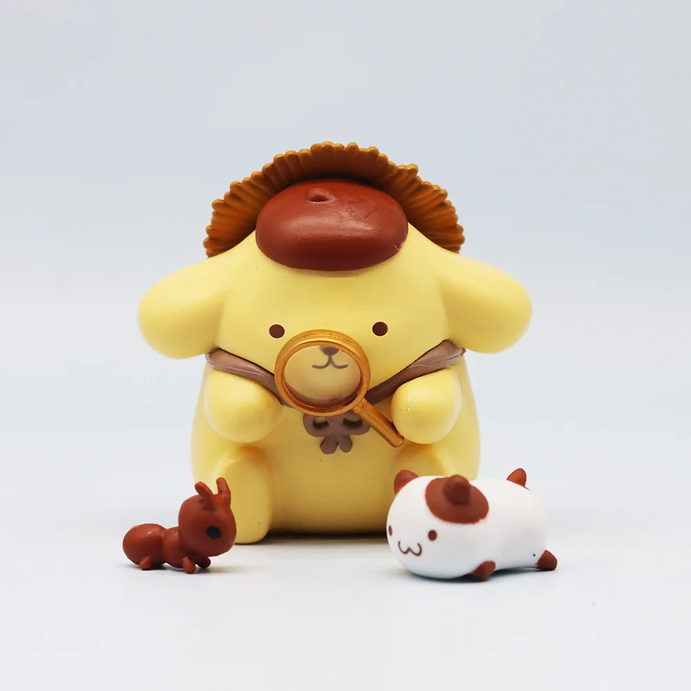 Кукла Sanrio Pompompurin Оригинальная Милая Аниме-фигурка Модель Подарок На День