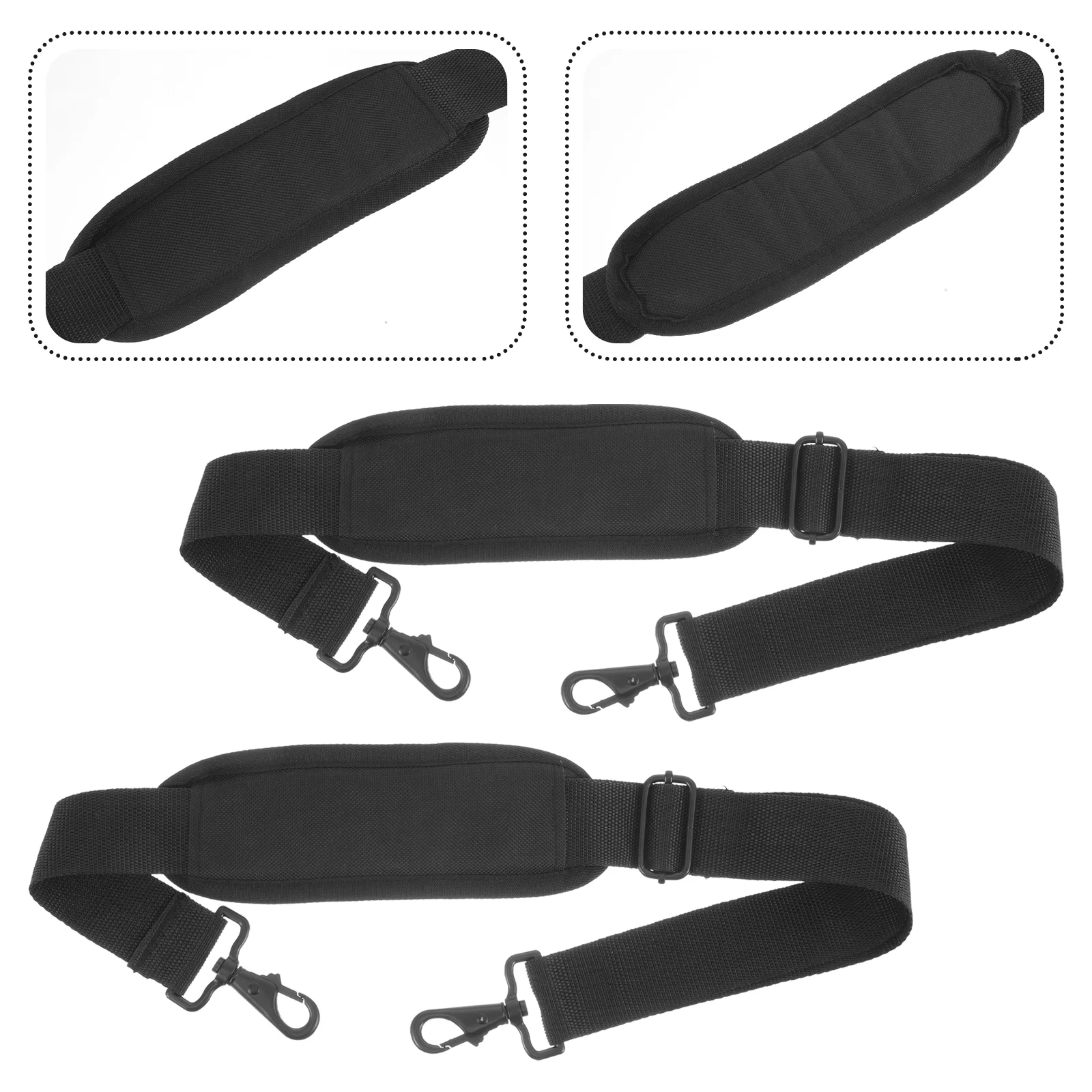 

Instrument Case Strap Shoulder Straps Backpack Pads Bag Luggage Messenger Replacement