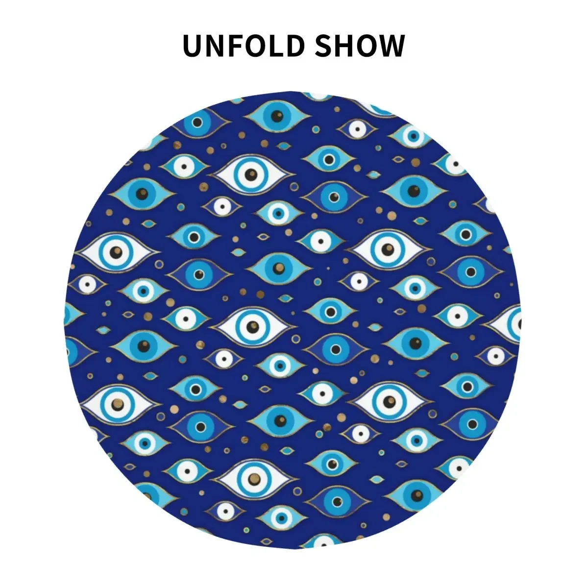 Скатерть голубой глаз круглая уличная скатерть греческого матаки модный дизайн